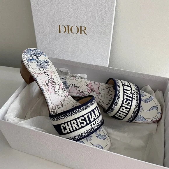 ✨未使用✨ クリスチャンディオール DWAY ヒール サンダル 35 22cm 中古・古着通販】Christian Dior (クリスチャン ディオール